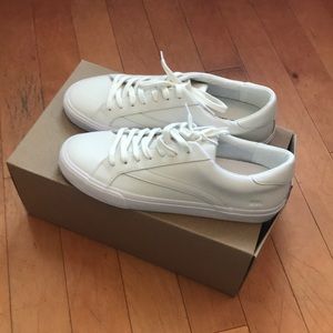 Madewell sidewalk low top sneakers  in leather